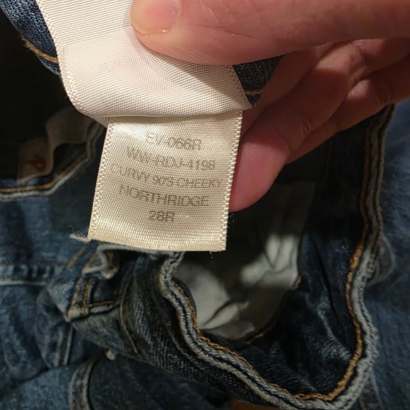 Everlane Curvy 90s Cheeky Straight Jean Northridge Blue Organic Cotton 28 Reg - Picture 6 of 13